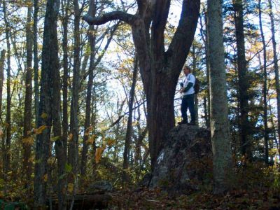 Bol'Dar atop of the AT rock  (taken on work trip 10-20-2009)
