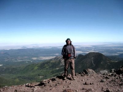 Climbing Humphreys Peak
At the summit...looking southeast
