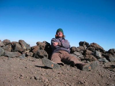 Climbing Humphreys Peak
Low Rider relaxing at the top of Humphreys Peak (elevation 12,633') in Arizona  :)
9-09
