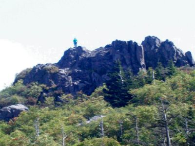 Grayson Highlands
Rocky top of ridge; the trail goes right below this huge boulder.
9-09

