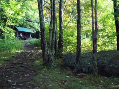 Old Orchard Shelter
...Legs was the 1st hiker to arrive that afternoon.
9-09
