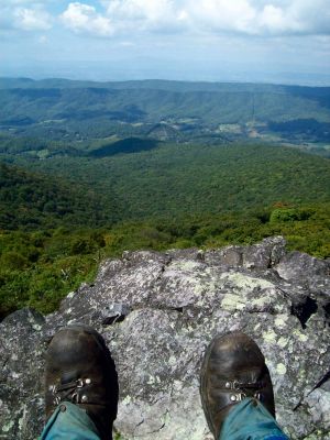 Buzzard Rock
On Whitetop Mountain;
View of Iron mountains and the Southwestern Corner of Virginia, 
Photo by Rat, 9-09
