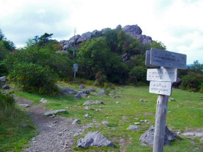 Grayson Highlands
Trail Intersection...Rhododendron Gap
Photo by Rat, Sept. 2009
