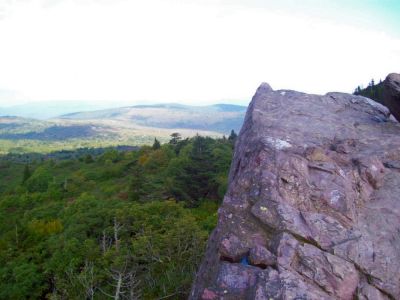 View from Cliff
Rhododendron Gap on Appalachian Trail.
September 2009
