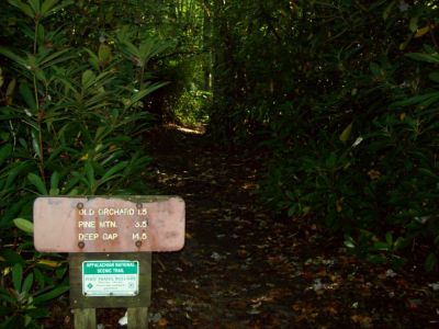 Trail
Start of hike,
9-09
