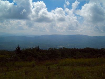 Whitetop Mountain
Views from Meadow near summit,
September 2009
