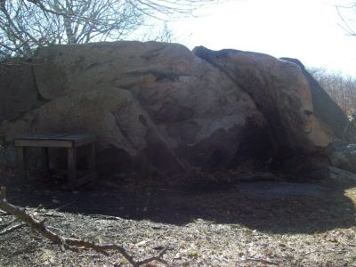 Big Stamp 
Behind the rocks at Big Stamp
Photo by Rat
3-10-2009
