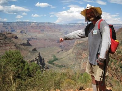 Low Rider
Showing where they began their hike...
Photo by Low Rider 
7-24-09
