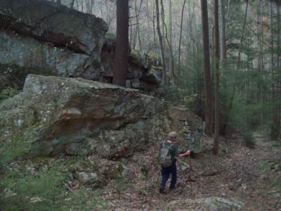 SIll Branch
Coming out of South fork of Sill Branch after completing loop from Sill Branch Overlook...and losing Rat's backpack.
