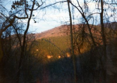 Monkeyhead Rocks
...as seen from 'the Volcano' 
photo by Boldar  (1988, I think)
