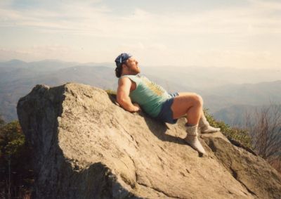 Rat on Mount Cammerer
sunning on rock like a lizard after 6 mile climb
