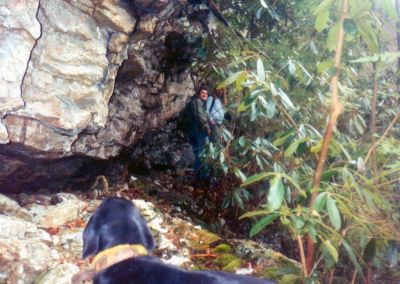 Rat Patrol on Ninja stealth trail above falls
Devils Fork area 
