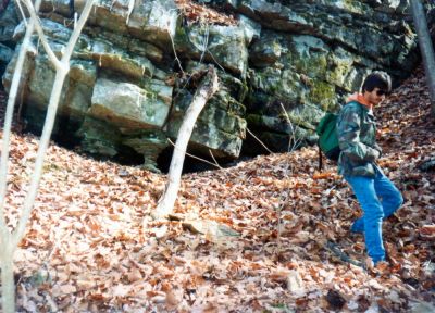 MAP-man in Devils Fork
Checking out some cool rock formations 
