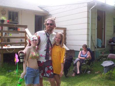 Gorp Inspector with Stephanie and the girls...
Trail Days, not sure which year.
