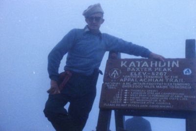 Sam Waddle
Trail Legend and Trail Maintenance Mentor
Standing on Summit of Katahdin in Maine
