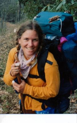 Moleskin Meg from Hawaii
Taken on her thru hike 1990 
