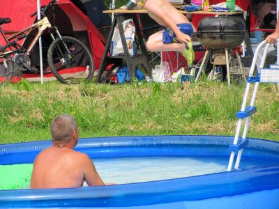 Goody in the kiddy pool
Trail Days, 2010
