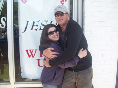 Kim And Fish
Trail Days, 2008
Photo by Rat
