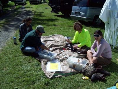 Sticker madness
Low Rider and Mary,
Damascus Park, 2009
