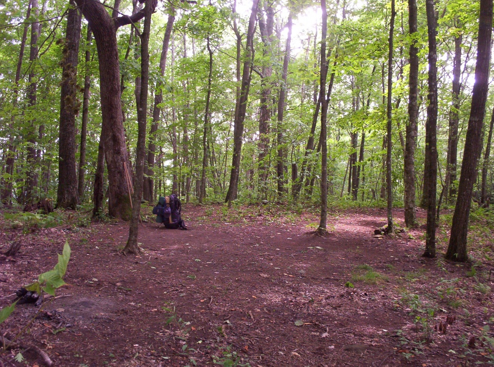 J_S_R_campsite_on_Li_l_Bald,_day_3,_packed_up_and_leave_no_trace,_July_2009.jpg