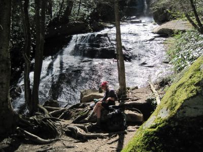 'Red Cap'
at Jones Falls.
April, 2010
