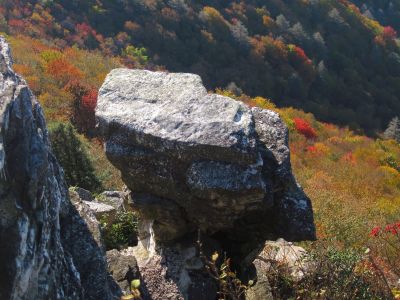View From Blackstack Cliffs
unstable column of rock...
October, 2011
