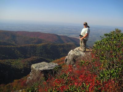 View From Blackstack Cliffs
Rat Patrol on cliff-rock.
October, 2011
