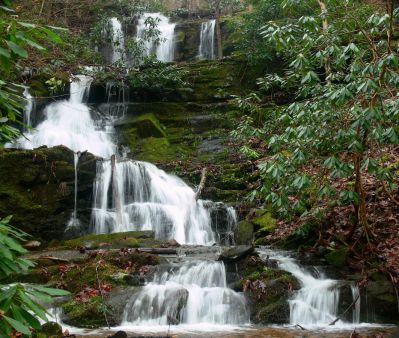 Middle Simmons Branch Falls
Rich Mountain, 
12-26-2015
