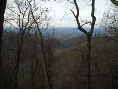 View of Greene Valley
From the Middle Spring Ridge Trail,
12-3-2011
