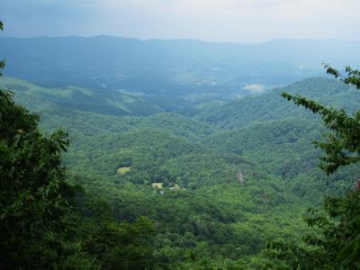 View from the Unaka Ridgeline
View of Limestone Cove,
June, 2010
