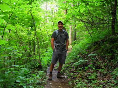 'Goat'
On his way back from Big Bald.
Near Spivey Gap,
6-14-2013
