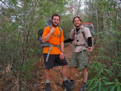 The 'Walkers'
'Sleep Walker' and 'Johnny Walker' on Cliff ridge,
11-11-12

