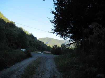 Flint Mountain
As seen from the road in the Shelton Laurel.
September, 2010
