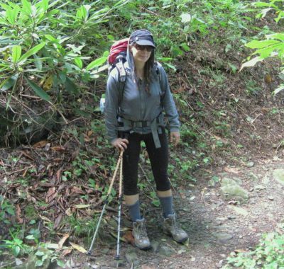 'Jinglez'
Southbound Thru-Hiker on Bluff Mountain.
September, 2010
