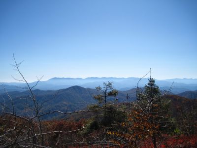 Ascending Big Bald
View from Big Bald looking east toward the Blue Ridges of NC.
Big Bald Mountain
October, 2010
