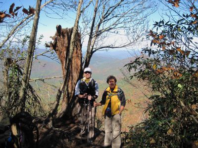 Chicken and Stick
Section hiking the AT.
Photo taken on the Little Bald Bluff, 
10-16-2010
