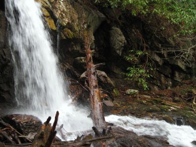 Upper Falls on Higgins Creek
Side view,
Higgins Creek, 
1-1-2016
