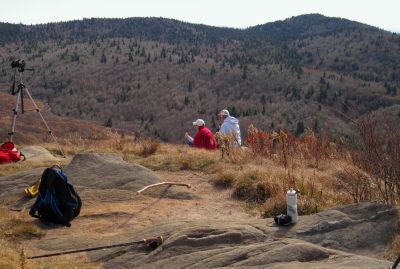 Dave and Brenda
Lunch on Sam Knob,
11-5-2013
