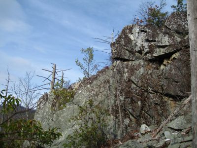 Whitehouse Mountain Cliffs
Rocky Fork Area,
December, 2010
