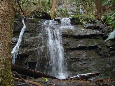 Wilderness Falls
lower part of Wilderness Falls,
1-5-2011
