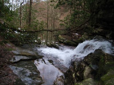 Cascades
just above Margarette Falls,
1-20-2011
