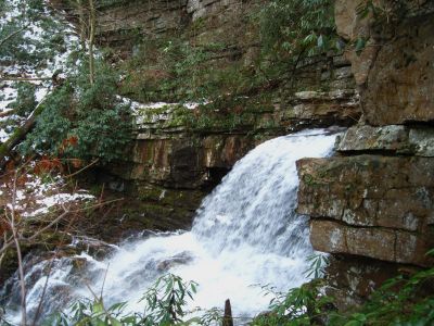Margarette Falls
View from side,
1-20-2011
