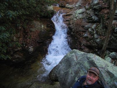 Devils Creek
Rat Patrol is very enthusiastic about the Lower Devils Creek Cascades,
2-6-2011
