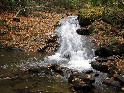 Falls found above Upper Devil Fork Falls
...near Rocky Fork.
Photo by RAT
10-19-2010
