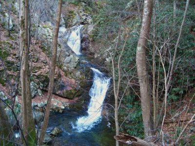 Double-Set of Waterfalls
Lower Devils Creek,
2-6-2011

