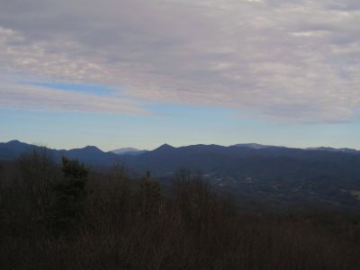 View From Rich Mountain Fire Tower
Unaka Mountain in Distance...
2-19-11
