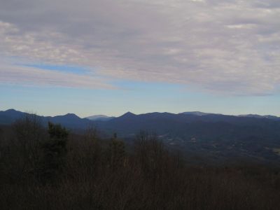 View From Rich Mountain Fire Tower
Unaka Mountain in Distance...
2-19-11

