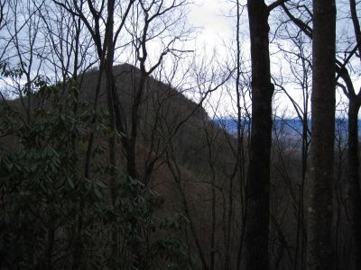 Whitehouse Mountain
...as seen from the 'high road' of the Rocky Fork Trail.
3-5-2011
