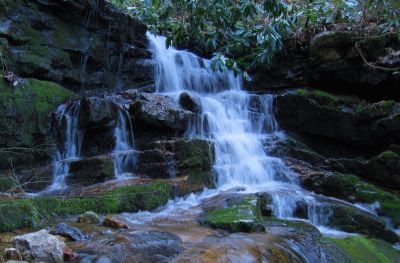 South Fork Of Devils Fork
Lower Falls on South Fork,
4-3-2011
