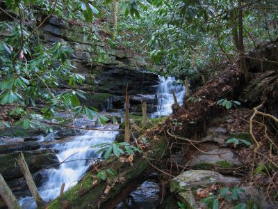 South Fork Of Devils Fork
Lower Falls on South Fork,
4-3-2011
